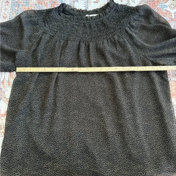 LOFT Black Sheer Women’s Blouse - Picture 6 of 7